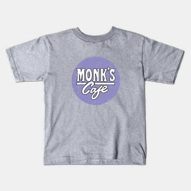 Monk's Cafe Kids T-Shirt by MindsparkCreative